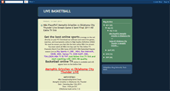 Desktop Screenshot of live-basketball-co.blogspot.com