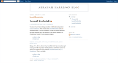 Desktop Screenshot of abraharr.blogspot.com