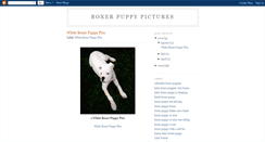 Desktop Screenshot of boxer-puppy.blogspot.com