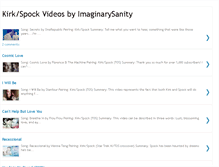 Tablet Screenshot of imaginarysanityksvids.blogspot.com