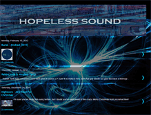 Tablet Screenshot of hopelesssound.blogspot.com