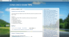 Desktop Screenshot of ccnaciscoexamtips.blogspot.com