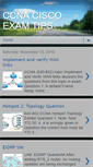 Mobile Screenshot of ccnaciscoexamtips.blogspot.com