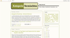Desktop Screenshot of kategorievermischtes.blogspot.com