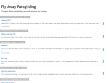 Tablet Screenshot of flyawayparagliding.blogspot.com