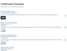 Tablet Screenshot of coldfusion-example.blogspot.com
