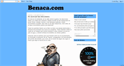 Desktop Screenshot of benacaweb.blogspot.com