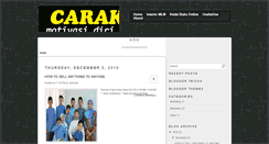 Desktop Screenshot of carakite.blogspot.com
