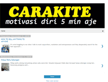 Tablet Screenshot of carakite.blogspot.com