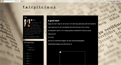 Desktop Screenshot of fairylicious.blogspot.com