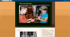 Desktop Screenshot of freetoliveandlearn.blogspot.com