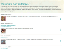 Tablet Screenshot of kawandcrow.blogspot.com