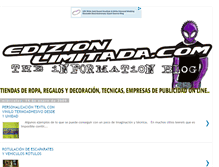 Tablet Screenshot of edizionlimitada.blogspot.com