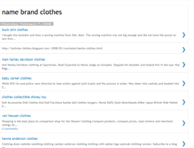 Tablet Screenshot of name-brand-clothes.blogspot.com