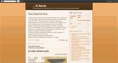 Desktop Screenshot of o-alerta.blogspot.com