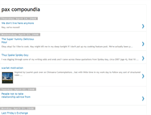 Tablet Screenshot of paxcompoundia.blogspot.com