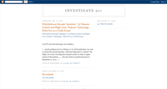 Desktop Screenshot of investigate911.blogspot.com