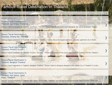 Tablet Screenshot of famoustraveldestinationinthailand.blogspot.com