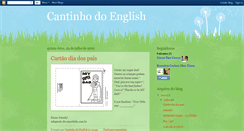 Desktop Screenshot of cantinhodoenglish.blogspot.com