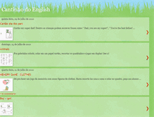 Tablet Screenshot of cantinhodoenglish.blogspot.com