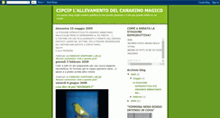 Desktop Screenshot of cipcip-allevamentodelcanarino.blogspot.com