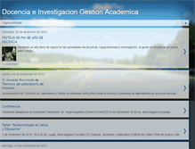 Tablet Screenshot of docenciaeinvestigacademica.blogspot.com