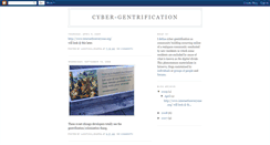 Desktop Screenshot of cyber-gentrification.blogspot.com