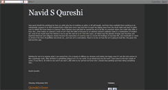 Desktop Screenshot of navidqureshi.blogspot.com