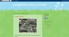 Desktop Screenshot of casamentovitoreleticia.blogspot.com