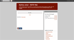 Desktop Screenshot of mathieuacker.blogspot.com