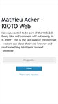 Mobile Screenshot of mathieuacker.blogspot.com