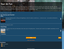 Tablet Screenshot of biketourdefun.blogspot.com