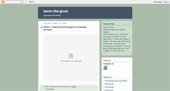 Desktop Screenshot of karen-the-great.blogspot.com