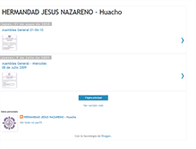 Tablet Screenshot of jesusnazarenohuacho.blogspot.com