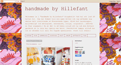 Desktop Screenshot of handmadebyhillefant.blogspot.com