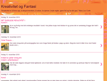 Tablet Screenshot of kreativitetogfantasi.blogspot.com