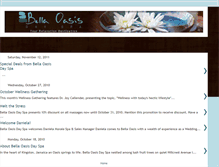 Tablet Screenshot of bellaoasisdayspa.blogspot.com