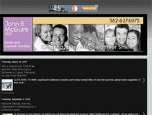 Tablet Screenshot of mcguiredental.blogspot.com