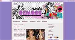 Desktop Screenshot of nadademode.blogspot.com