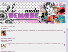 Tablet Screenshot of nadademode.blogspot.com