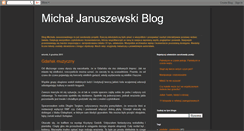 Desktop Screenshot of michal-januszewski.blogspot.com