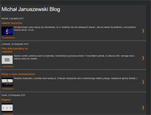 Tablet Screenshot of michal-januszewski.blogspot.com