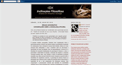 Desktop Screenshot of inclinacoesfilosoficas.blogspot.com