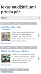 Mobile Screenshot of ievaspieraksti.blogspot.com