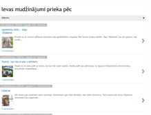 Tablet Screenshot of ievaspieraksti.blogspot.com