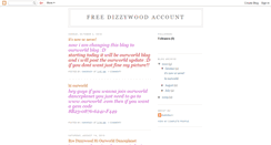 Desktop Screenshot of dizzyaccount.blogspot.com