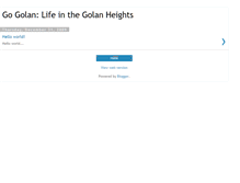 Tablet Screenshot of gogolan.blogspot.com