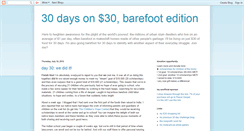 Desktop Screenshot of 30barefoot.blogspot.com