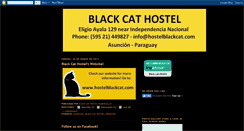 Desktop Screenshot of blackcathostelparaguay.blogspot.com