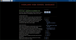 Desktop Screenshot of highlandhighschool.blogspot.com